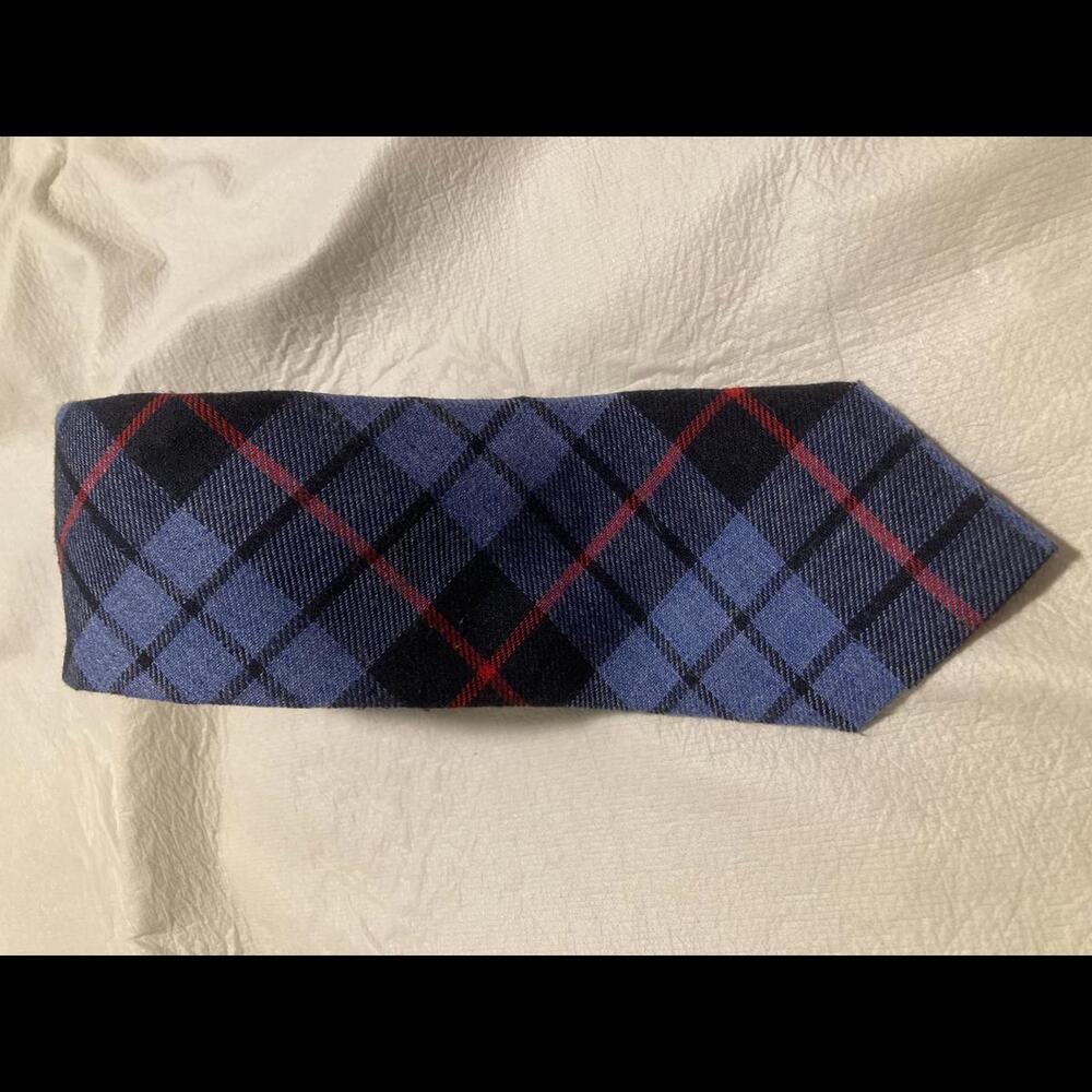 NWOT Nautica Blue Plaid Fabric Tie